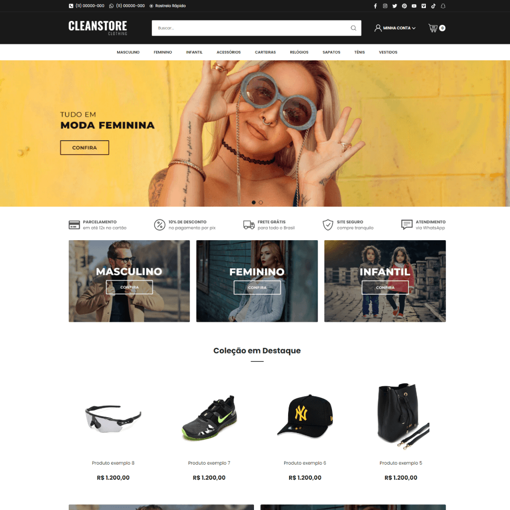 MultStore - Presentes e Decoração, Temas para E-commerce