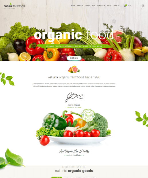 Tema para Shopify - Naturix