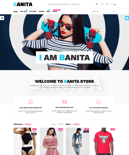 Template Shopify - Banita