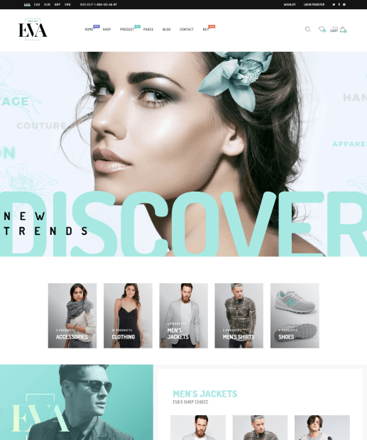 Template Shopify - Eva