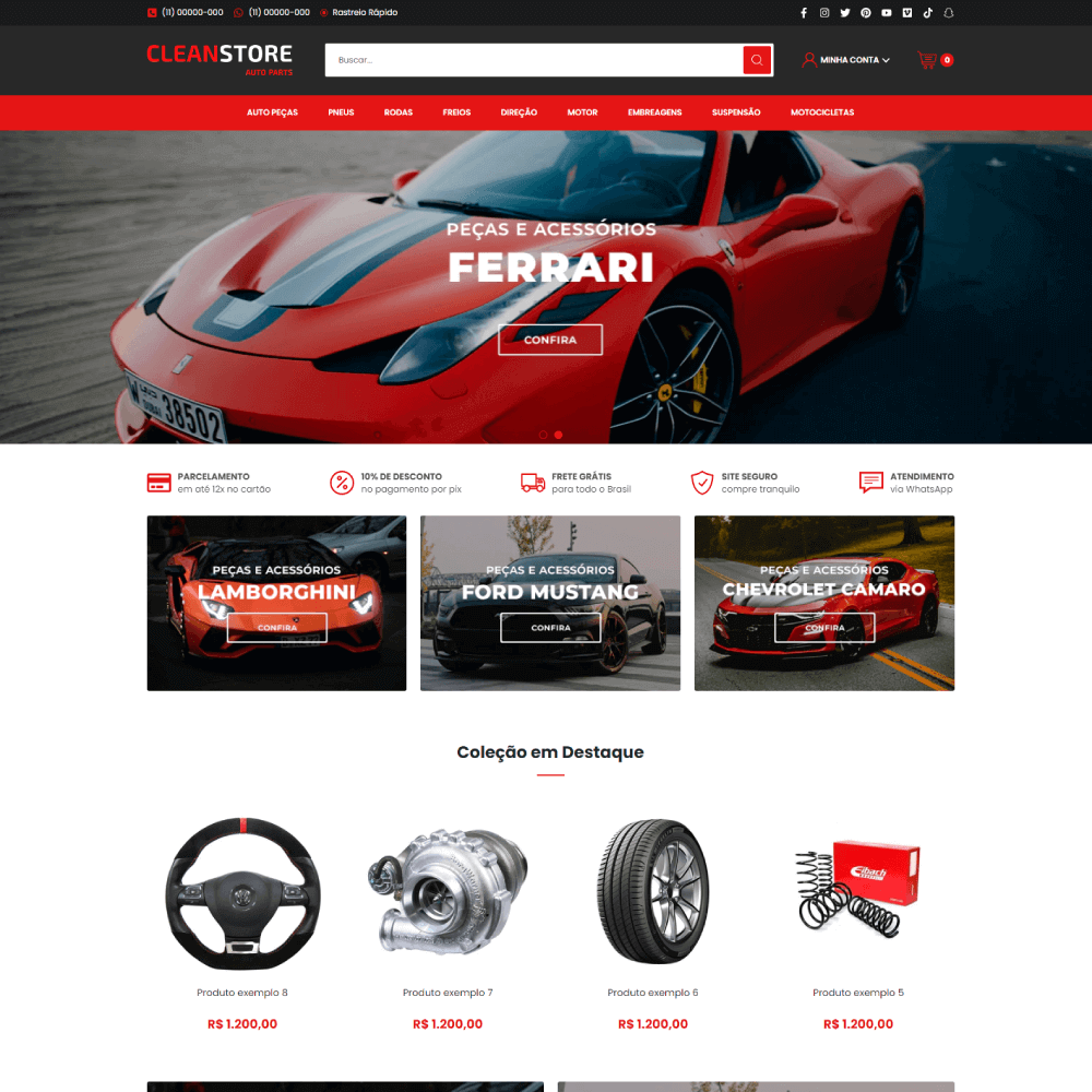 Tema Shopify - Auto Parts