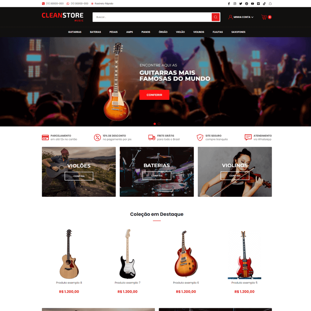 Tema Shopify - Music