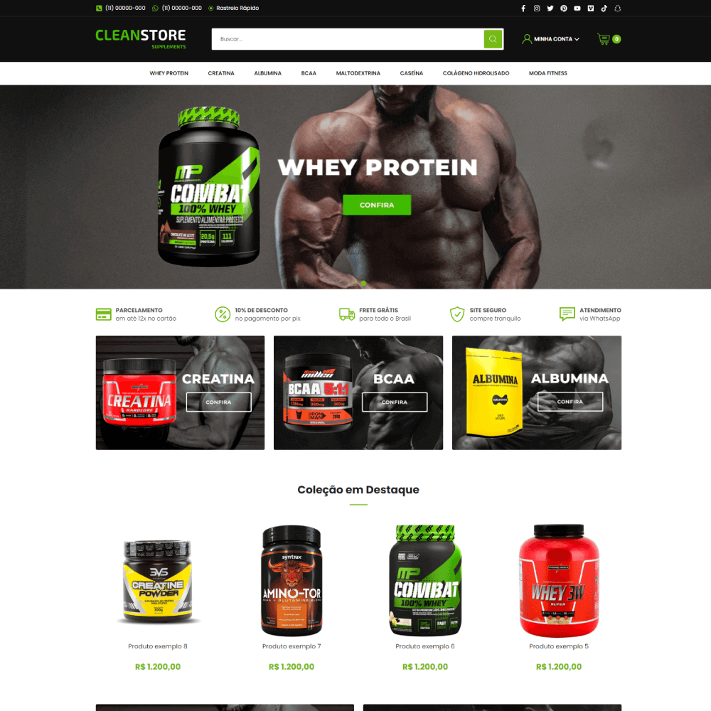 Tema Shopify - Supplements